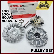 EGO EGOS NOUVO NOUVO-S CARBURETOR DEPAN FRONT CVT PULLEY ROLLER ALOY FAN SET 5LW E7620 80 THAI