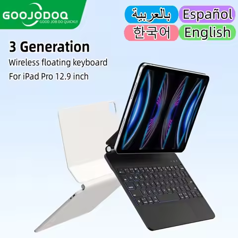Magic Keyboard for iPad Air 13 case 2024 for iPad Pro 12 9 12.9 2018 2020 2021 2022 for iPad Pro 12 