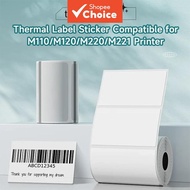 Compatible Marklife P50 Phomemo M220 M110 E210 Label Stickers Printer Thermal Paper Roll Multi Size 