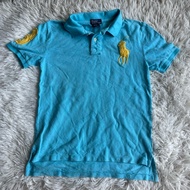 Light Blue polo ralph Embroidered With Big Yellow Horse Label On M1