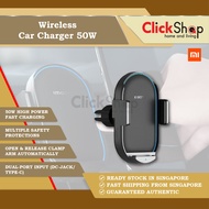 Xiaomi Wireless Car Charger 50W High Power Fast Charging Phone Holder for Wireless Charging Auto Sen