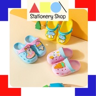 Baby & Kids Cartoon Crocs Shoes | Kids Boy Girl Pony Dino Sandals Casual Slippers Cute Twins | Kasut