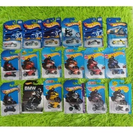 Hot Wheels Motorbike Ducati Panigale , Ducati Diavel , BMW K1300R , RTH Bad Bagger , RTH Blast Lane,