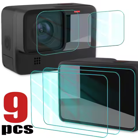 For GoPro Hero 13 12 11 10 9 Black HD Clear Tempered Glass For GoPro Hero11 10 9 Hero12 Hero13 Anti-