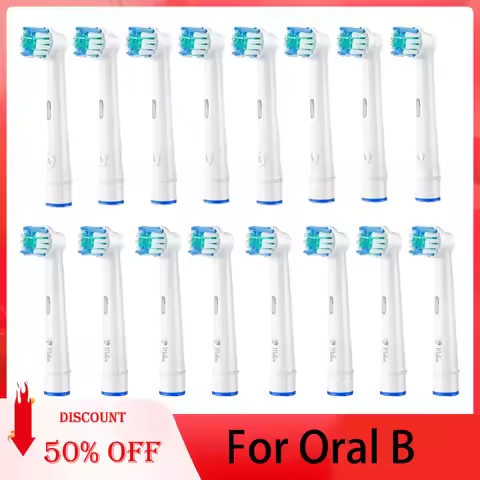 For Oral B Sonic Electric Toothbrush Head Fit Advance Power/Pro Health/Triumph/3D Excel/Vitality Rep