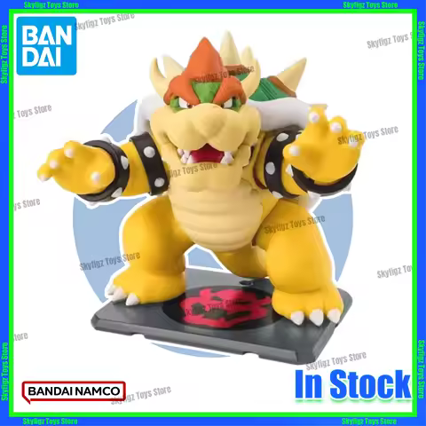 In Stock Bandai SHF Super Mario Bowser Bowser Movable Figures Ready-made Movable Figures Collection 