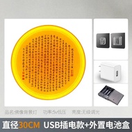 [48H Shipping] Buddhist Altar Round Background Light Buddha Backlight Lamp Buddha Hall Altar Back Bu