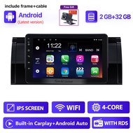 Seicane 8 inch IPS หน้าจอสัมผัส Android 13.0 วิทยุรถยนต์ GPS โฮสต์ 1994-2003 BMW 5 Series E39 520i 5