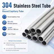 304 Stainlesss Steel Capillary Tube 13x11 14x12 10x8 16x14 18x16mm Round Seamless Straight Pipe 250m