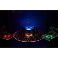 Supply Acrylic KTV Bar Luminous Luminous Bar KTV Table Chair Table Manufacturer Q68M