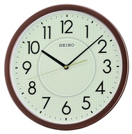 [Powermatic] SEIKO QXA629B Analog Lumibrite Aluminium Green Dial Wall Clock