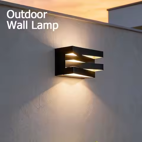 1PC 2PCS Outdoor wall lights Modern LED 7W 12W wall lamp villa garden porch balcony Garage interior 