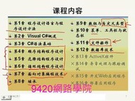 【9420-1215】Windows程式設計(C#) 教學影片- (27講, 2009年課程, 上海交大), 290元!