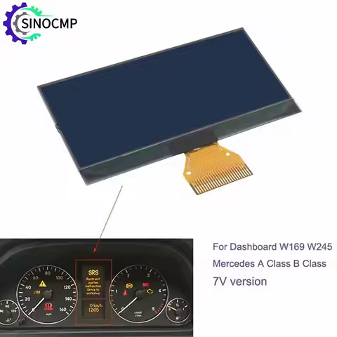 Speedometer LCD Display Screen For Mercedes Benz A B Class W169 C169 W245 Dashboard Instrument Clust
