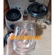 Phụ kiện cốc bé- Cối xay khô thủy tinh máy sinh tố happy cook 150C 150B hàng tách bộ