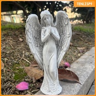[tenlzsp9] Resin Angels Garden Figurine Sculpture Lawn Ornament 7inch Tall Garden Statuary