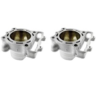 2X Motorcycle Off-Road Engine Parts 77mm Air Cylinder Block for KXF250 2010-2016 250
