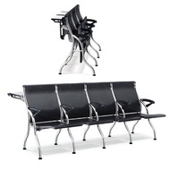 With Manufacturer Training PU Writing Board Promotional Event Foam Chair Row Chair Report Conference