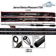 Getsu Pleasure T 30 Baitcasting Rod | Rod BC Fishing Rod Hollow Carbon Handle Japan Style Reel Seat Cl4+ Ring Guide K-Series Max Drag 10kg