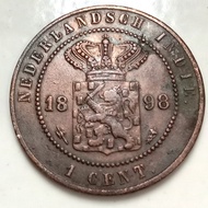 Koin Benggol 1 Cent th 1898 (a)