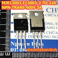 10pcs MJE13003 E13003-2 E13003 13003 TO-220 NPN-TRANS 400V 3A kde1243