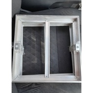 Frame mainhole 1x1 aluminium