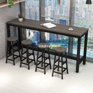 Bar Table Against Wall Bar Table Milk Tea Shop High Bar Table Bar Breakfast Table Dining Table and C