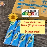 Greenfields UHT Milk 200ml - Carton Deal