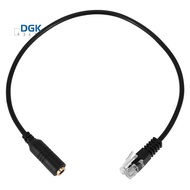 3.5mm Plug Jack to RJ9 for  Headset to for Cisco Office Phone Adapter Cable