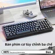 Smailwolf MK95 Bàn Phím Cơ Bluetooth Xanh Công Tắc Đầy Đủ Phím Trao Đổi Nóng Ba Chế Độ Liên Kết Công