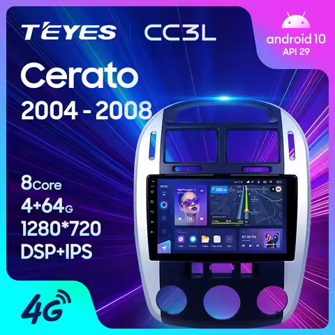 TEYES CC3L WIFI For Kia Cerato 1 LD 2004 - 2008 Car Radio Multimedia Video Player Navigation stereo 