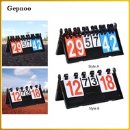 Gepnoo Table Scoreboard Flip Table Scoreboard Scoreboard for Basketball Tennis