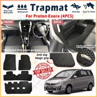 For Proton Exora TRAPMAT CarMat Trapmat Customize Car Floor Mat Kereta Pelapik WaterProof Anti Slip