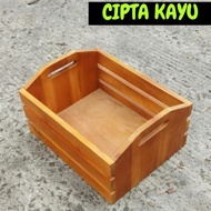 Wooden crate box multifunctional storage