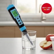 Digital Food Thermometer and PH Meter, 0.00–14.00, for Soil, Milk, Fruit, Flour, Cheese Analysis