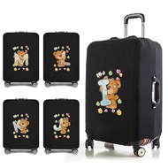 Thick Stretch Luggage Cover 18/24/26/28/30/32 Inches Good Quality Fabric bear Series In Stock Thick 