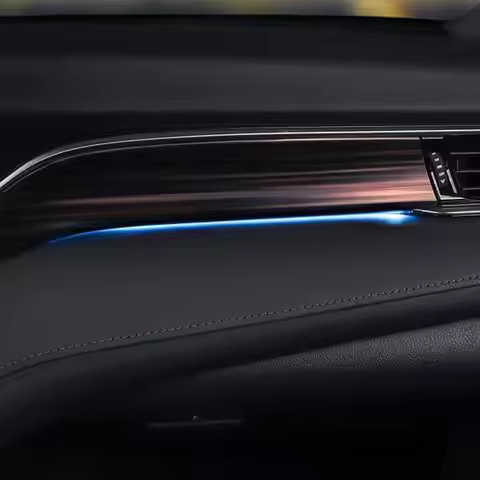 Car Interior Atmosphere Light Bar Center Console Decorative Lamp Led Easy Plug And Play Ice Blue Sui