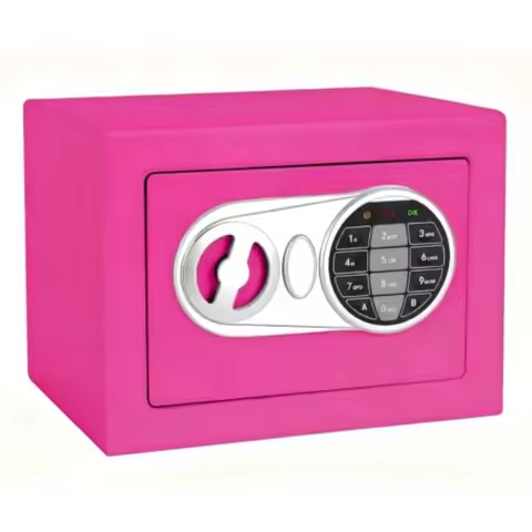 Safe Box with Sensor Light, Electronic Digital Keypad, Steel Construction, Hidden, Small Safe for Of
