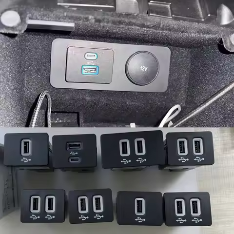 For Ford Carplay SYNC3 USB Type-C Dual Interface Module SYNC 2 Upgrade to SYNC 3 Media Wiring Hub Ad