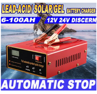 [DELIVER IN 3 DAYS]Original Car Battery Charger HeavyDuty 12v 24v Fast Battery Charger For Motorcycl