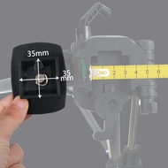 35mm /43mm Mini Quick Release Plate Mount Board ABS Non-slip Pads 1/4 Screw for Weifeng Yunteng Vct6