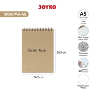 Sketch Book Series 745 A5 30 Sheets 140 gsm SKBK Sketch Book/ A5 size SKBK-745 Joyko series