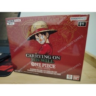 RESTOCKED ONE PIECE CARD GAME BOOSTER BOX (ENGLISH) - CARRYING ON HIS WILL (OP-13)
