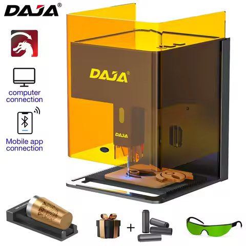 DAJA DJ6 Pro Laser Engraver Mini 5 /10 W Powe Cover Cut Business Engraving Machine for Glass Leather