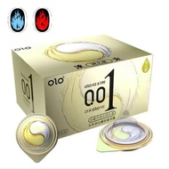 KONDOM OLO 001 GOLD ICE & FIRE / CONDOM OLO ULTRA THIN 001 / KONDOM TIPIS LATEX ZERO ONE / ALAT KONT