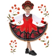 Russian Ethnic Style Princess Dress Children Halloween Ethnic Costume Stage Performance cos Costume 
