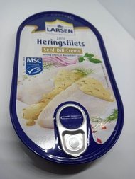 Heringsfilets Senf-Dill-Creme 200 Gramm von Larsen / Herring fillets mustard-dill cream 200 grams fr