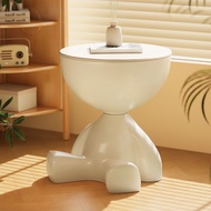 Bedside Table Influencer Small Round Table Shelf Coffee Table Light Luxury Style Sofa Side Table Rem