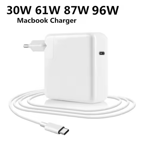 30W 61W 87W PD USB-C Notebook Laptops Power Adapter Type-C Fast Charger For MacBook Pro 12 inch 13 i