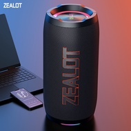 [Local Shipping]ZEALOT S76 50W Portable Bluetooth Speaker Waterproof Outdoor IPX6 Stereo Bass Music 